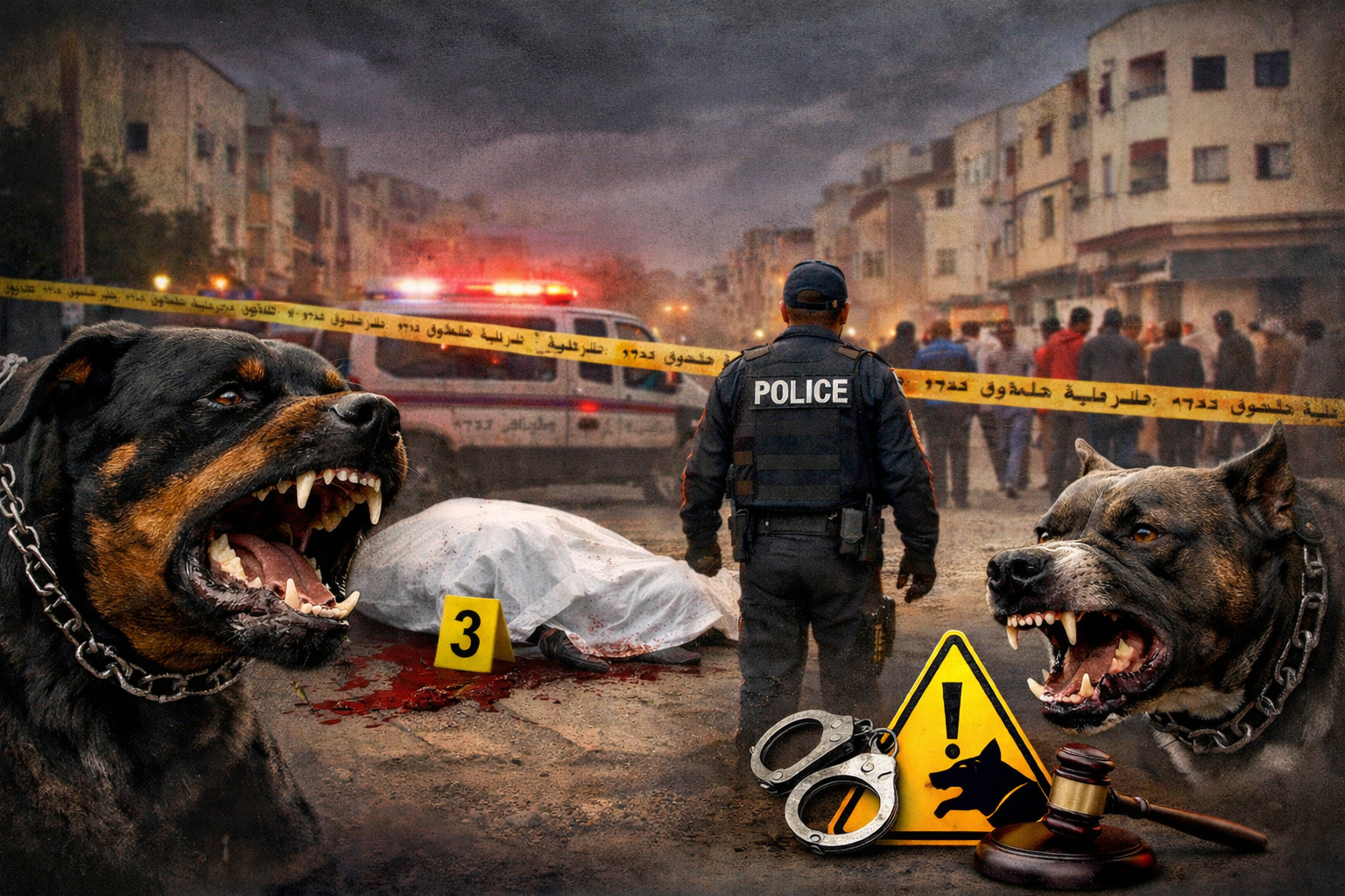 حادثة طنجة المؤلمة تعيد النقاش حول مخاطر الكلاب الشرسة ومسؤولية الوقاية